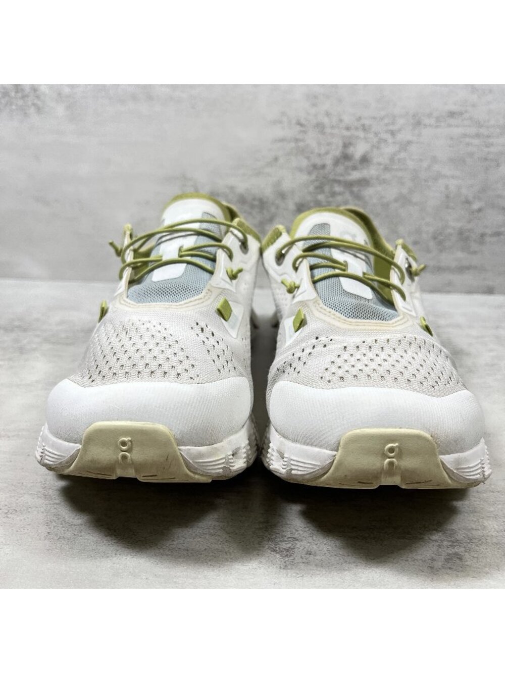 On Cloud 5 Coast Running Shoes - Women's Size 7.5 - White Green - Picture 3 of 9